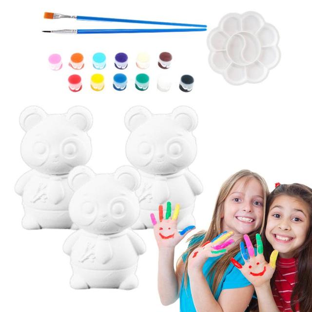 Plaster Painting Kit For Kid DIY Kids Painting Crafts Cute Paintable  Figurines Creative Kids Toys For Teaching Boys Girls - AliExpress